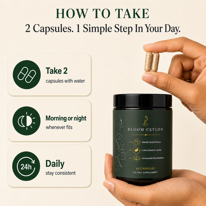 Bloom Ceylon™ Wellness Capsules