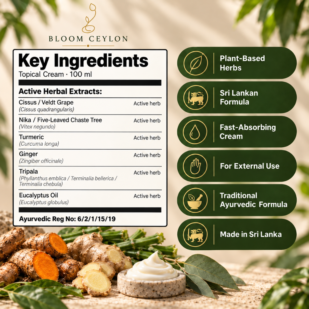 Bloom Ceylon™  Joint & Bone Relief Cream